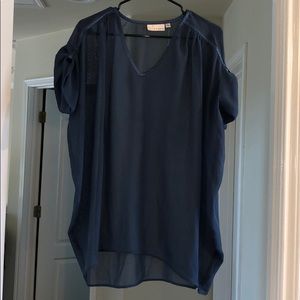 KENAR sheer flowy top